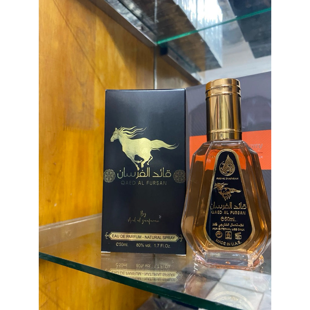 ARD AL ZAAFARAN - QAED AL FURSAN 50ML - flacone e confezione