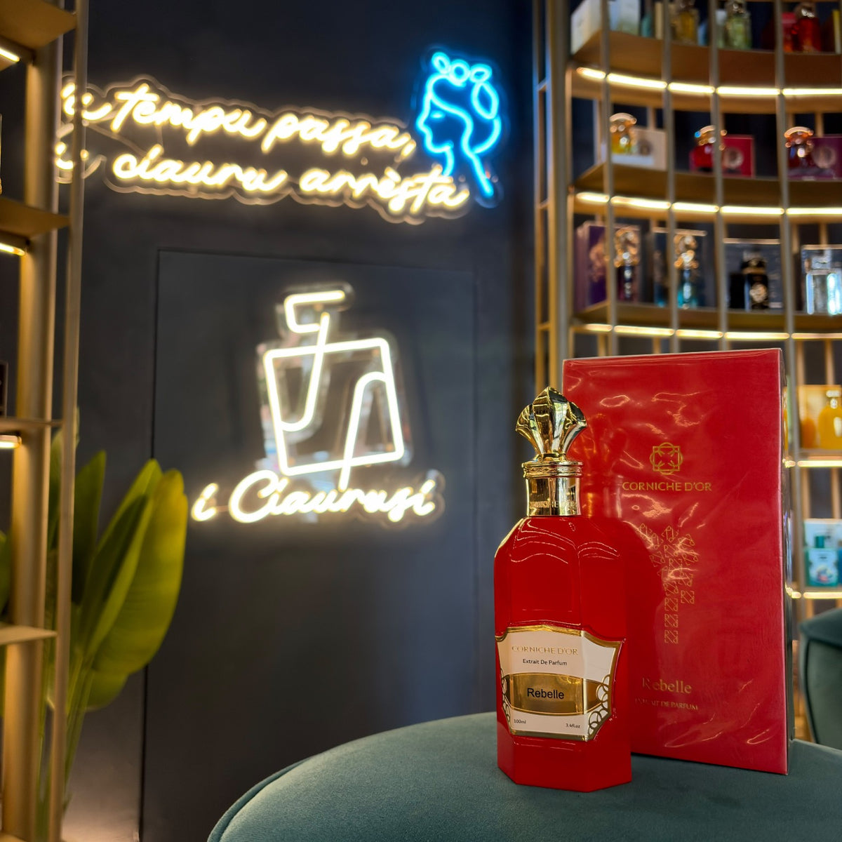 Corniche d'Or Rebelle 100 ml con confezione, foto reale nel negozio I Ciaurusi