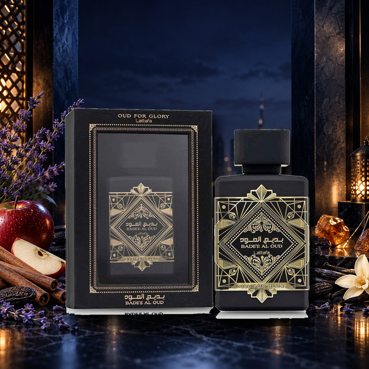 LATTAFA - BADE'E AL OUD FOR GLORY - ambientazione notturna speziata