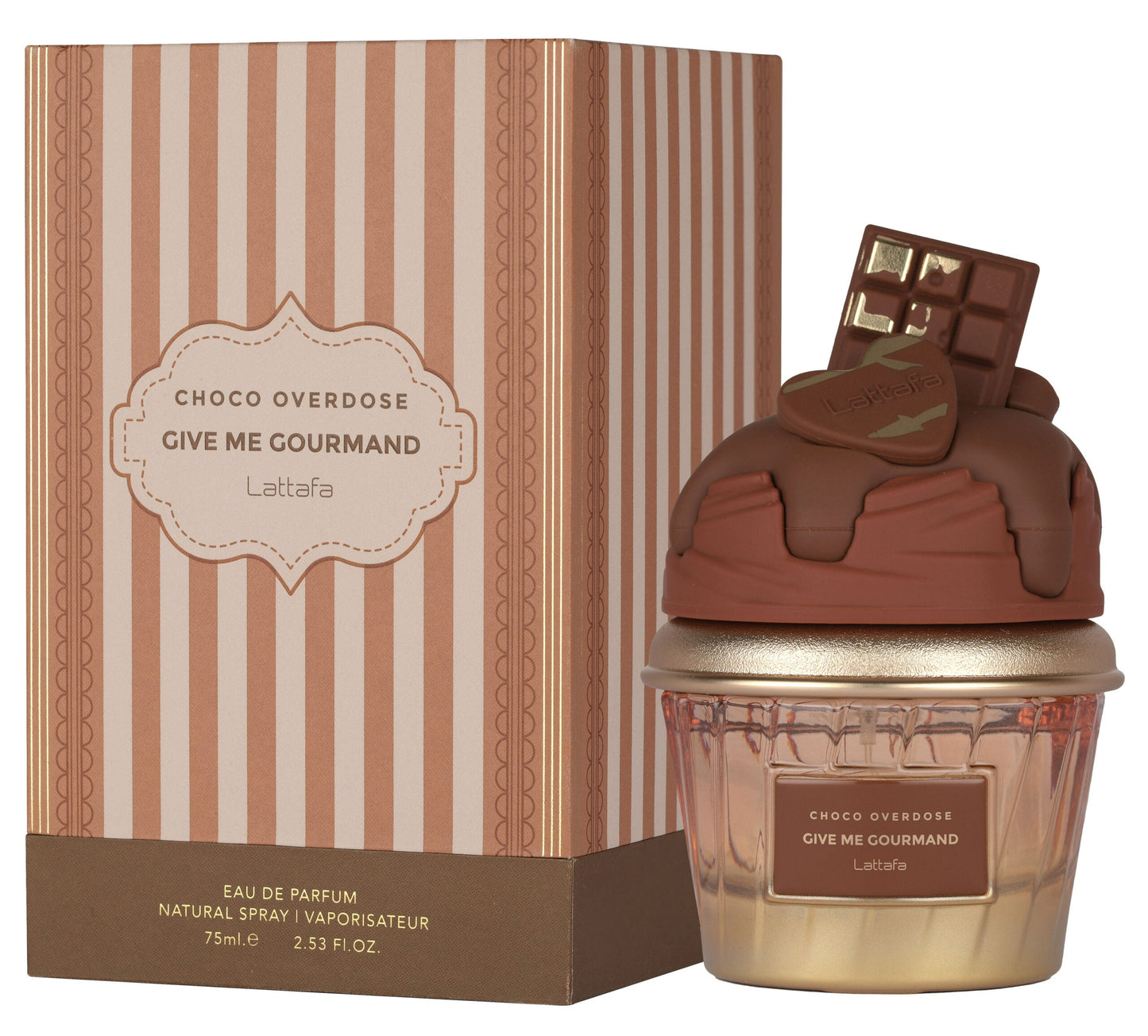 Lattafa Choco Overdose 75 ml – flacone e confezione ufficiali