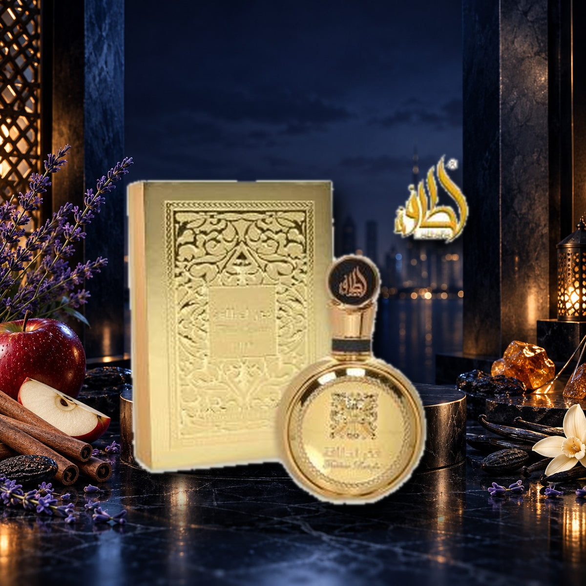 LATTAFA - FAKHAR GOLD EXTRAIT - ambientazione notturna speziata