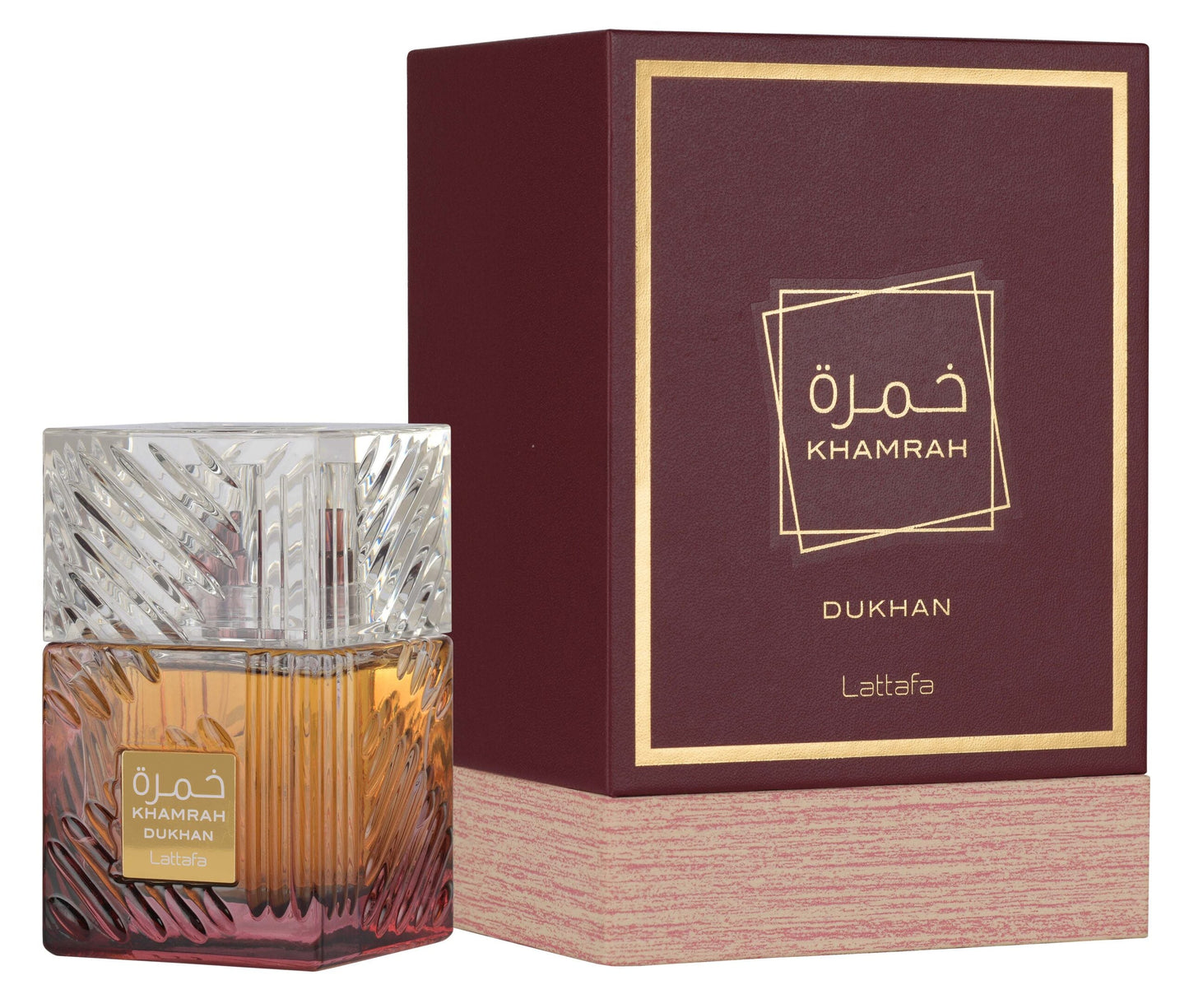 Lattafa Khamrah Dukhan 100 ml – flacone e confezione ufficiali
