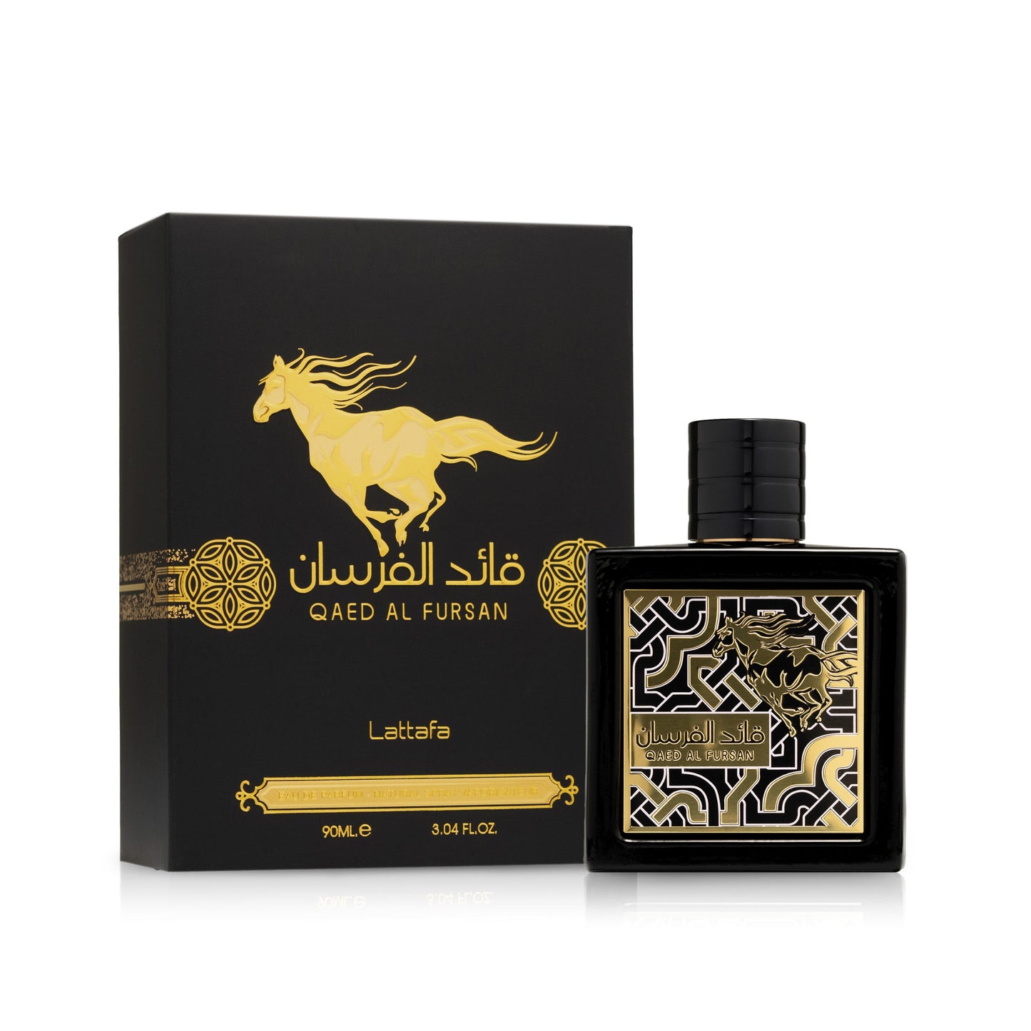 Lattafa Qaed Al Fursan 90 ml – flacone e confezione ufficiali