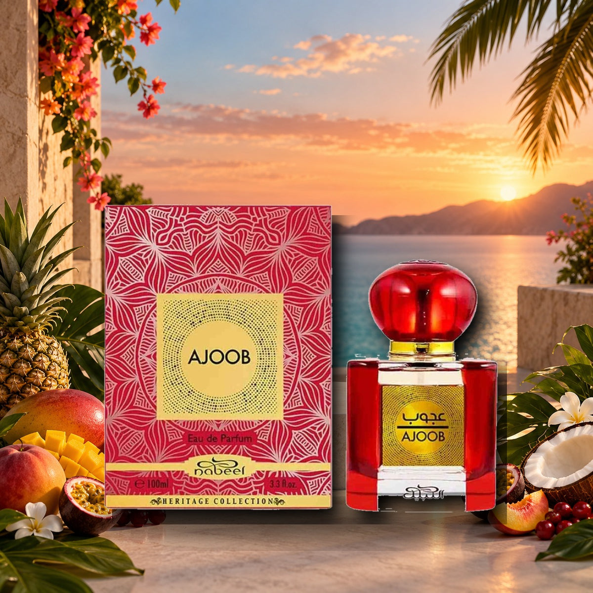 NABEEL - AJOOB - ambientazione fruttata tropicale