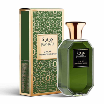 JAWHARA - AMBERWOOD NOMAD – flacone e confezione