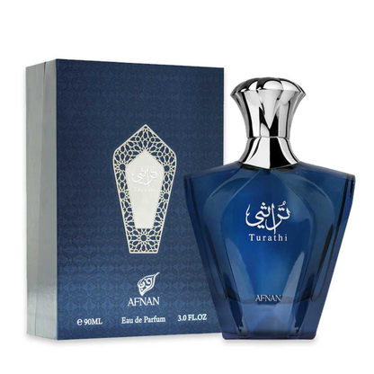 AFNAN - TURATHI BLUE – flacone e confezione