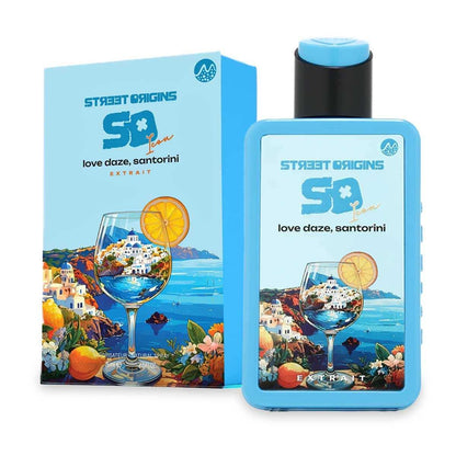 STREET ORIGINS - LOVE DAZE , SANTORINI – flacone e confezione