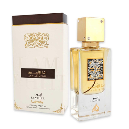LATTAFA - ANA ABIYEDH LEATHER – flacone e confezione