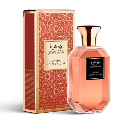 JAWHARA - GOLDEN NECTAR – flacone e confezione