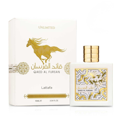 LATTAFA - QAED AL FURSAN UNLIMITED – flacone e confezione