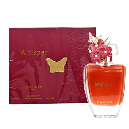 MAISON ASRAR - WHISPER – flacone e confezione