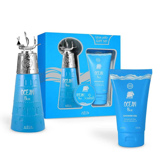 NABEEL - OCEAN BLUE + SHOWER GEL 100ML + SHOWER GEL 125ML