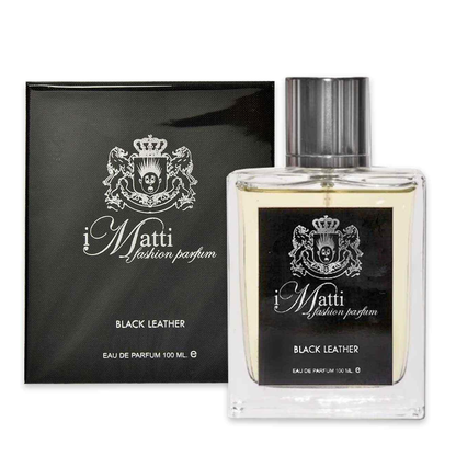 I MATTI - BLACK LEATHER – flacone e confezione
