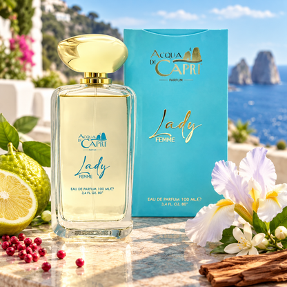 ACQUA DI CAPRI - LADY – foto protagonista coerente con le note olfattive