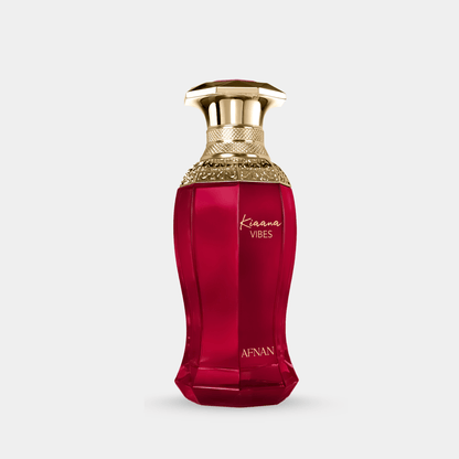 Afnan Kiaana Vibes 100 ml – flacone ufficiale vista a tre quarti