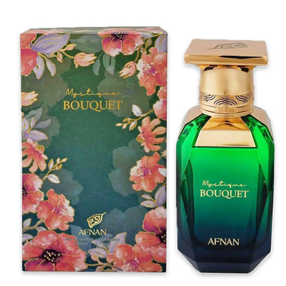 Afnan Mystique Bouquet Eau de Parfum 80 ml – flacone e confezione