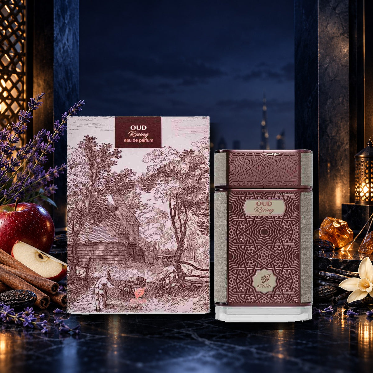 AFNAN - OUD RISING - ambientazione notturna speziata