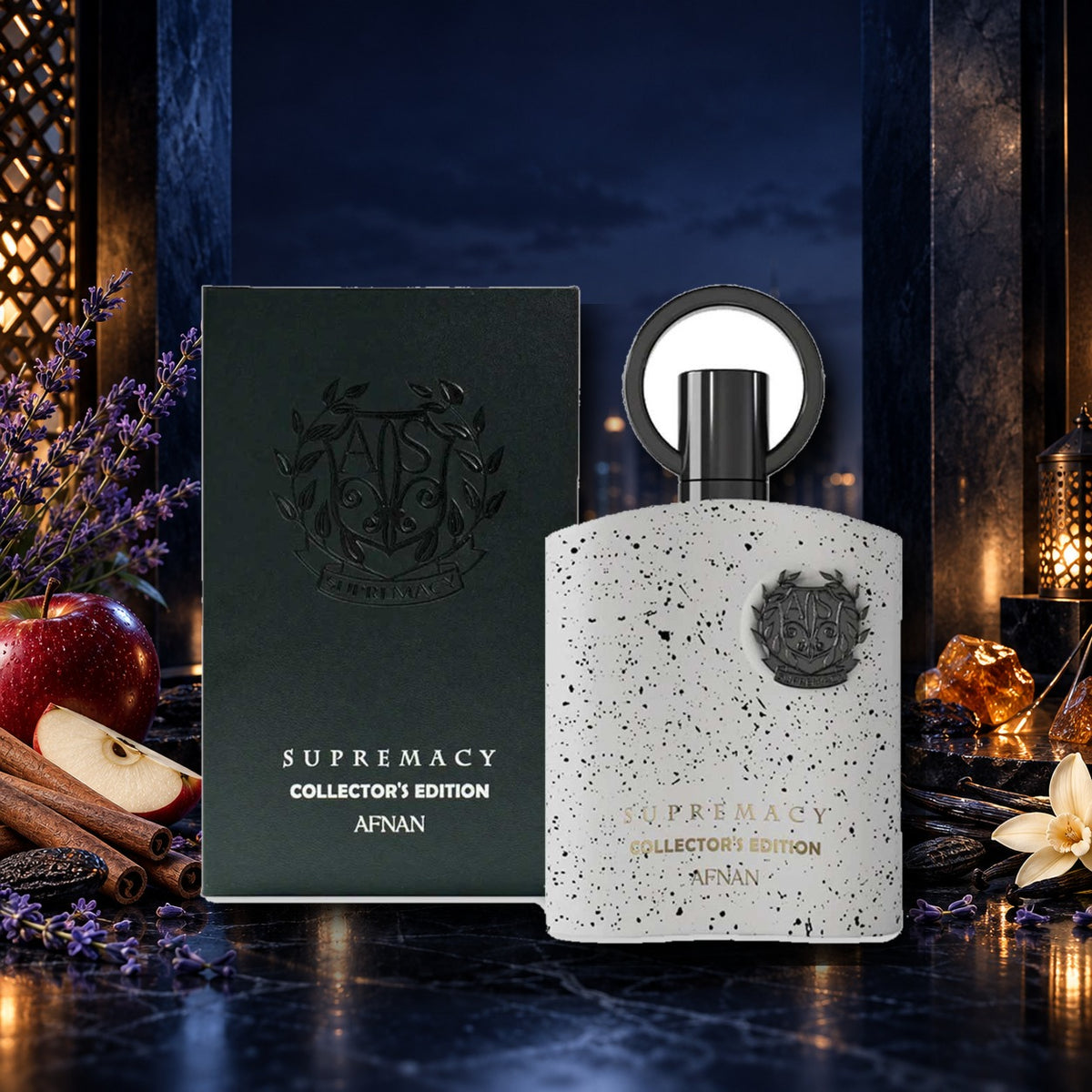 AFNAN - SUPREMACY COLLECTOR'S EDITION POUR HOMME - ambientazione notturna speziata