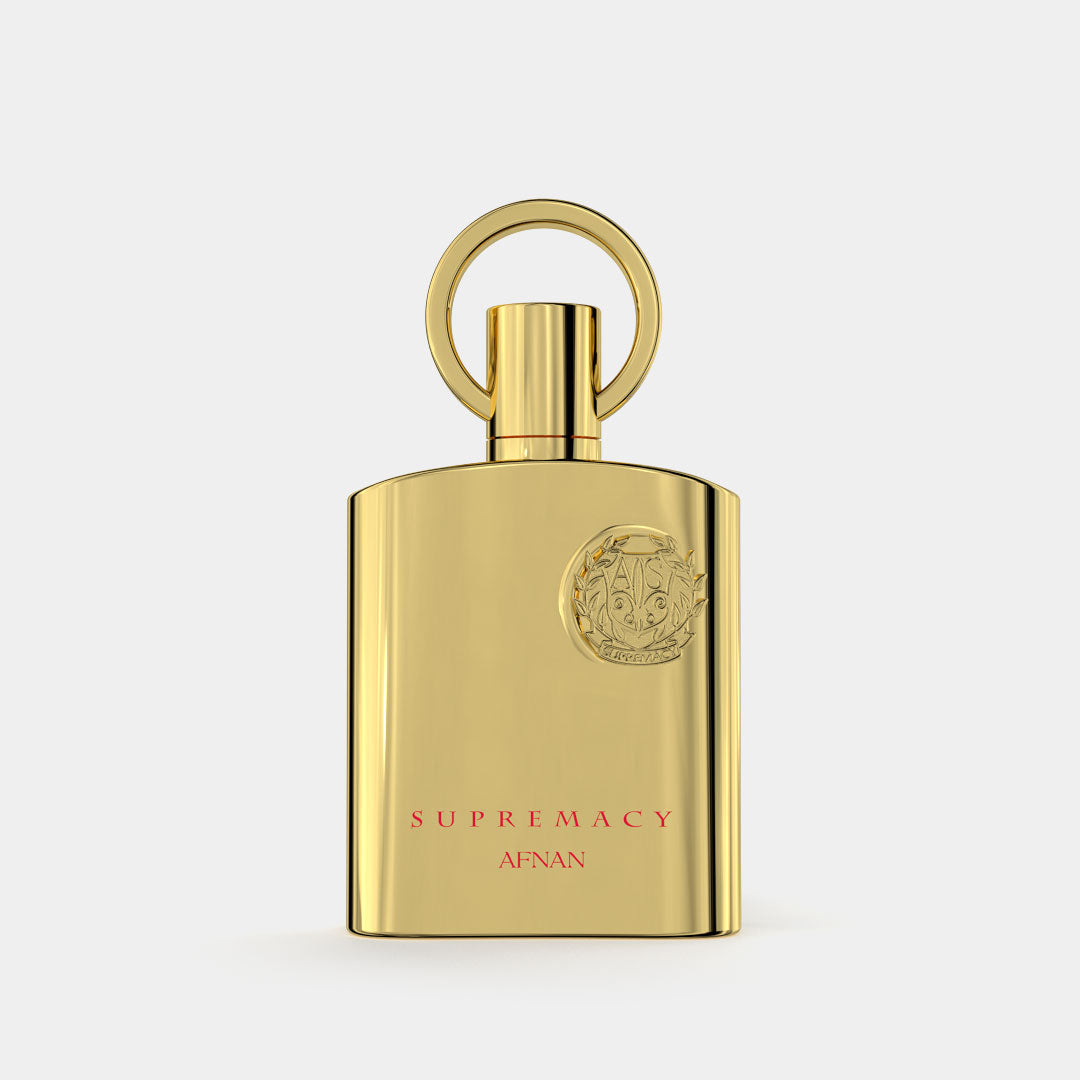 Afnan Supremacy Gold 100 ml – flacone ufficiale vista frontale