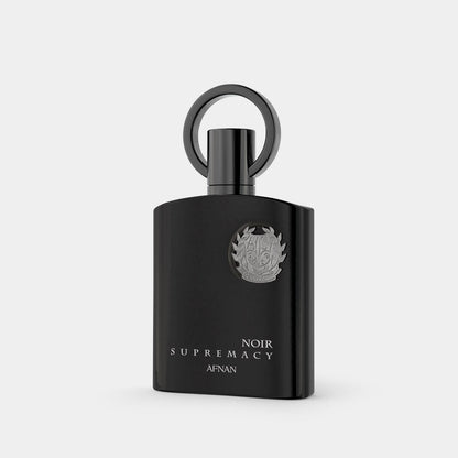 Afnan Supremacy Noir 100 ml – flacone in prospettiva ufficiale
