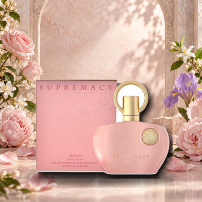 AFNAN - SUPREMACY PINK - ambientazione floreale elegante