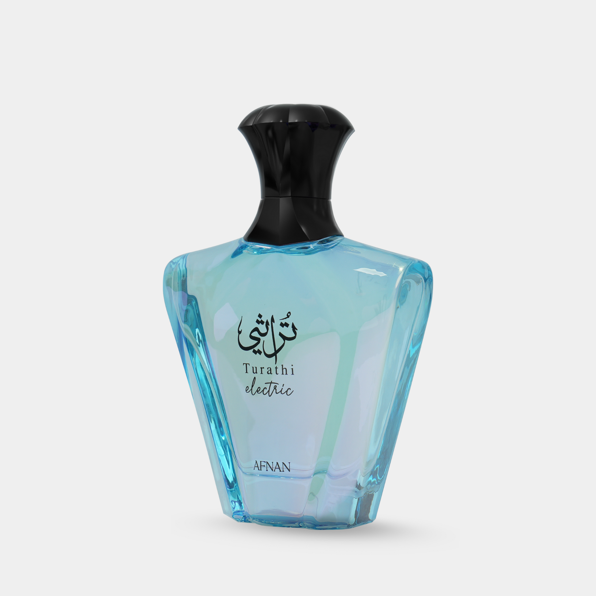 Afnan Turathi Electric 90 ml – flacone in prospettiva ufficiale