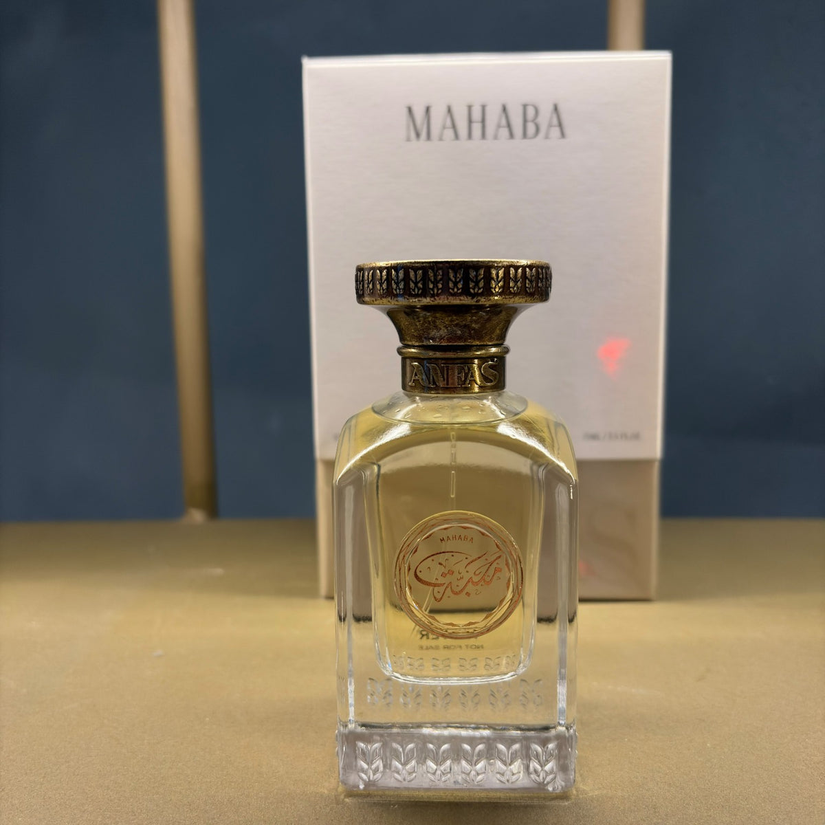 ANFAS MAHABA — flacone e confezione fotografati presso I Ciaurusi