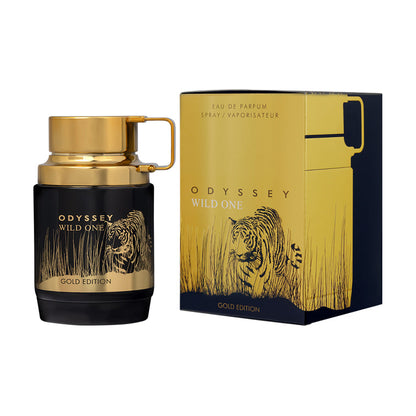 Armaf Odyssey Wild One Gold Edition Eau de Parfum 100 ml — flacone e confezione