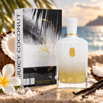 AROMA STUDIUM - JUICY COCONUT – foto ambientata ispirata alle note olfattive