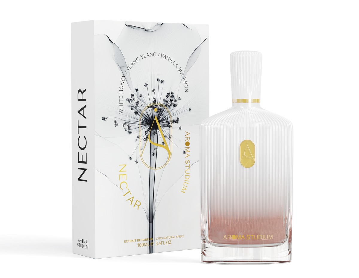 Aroma Studium Nectar 100 ml, flacone e confezione botanica