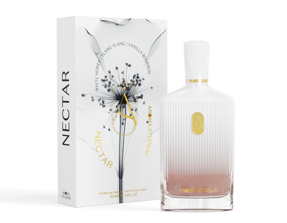 Aroma Studium Nectar 100 ml, flacone e confezione botanica