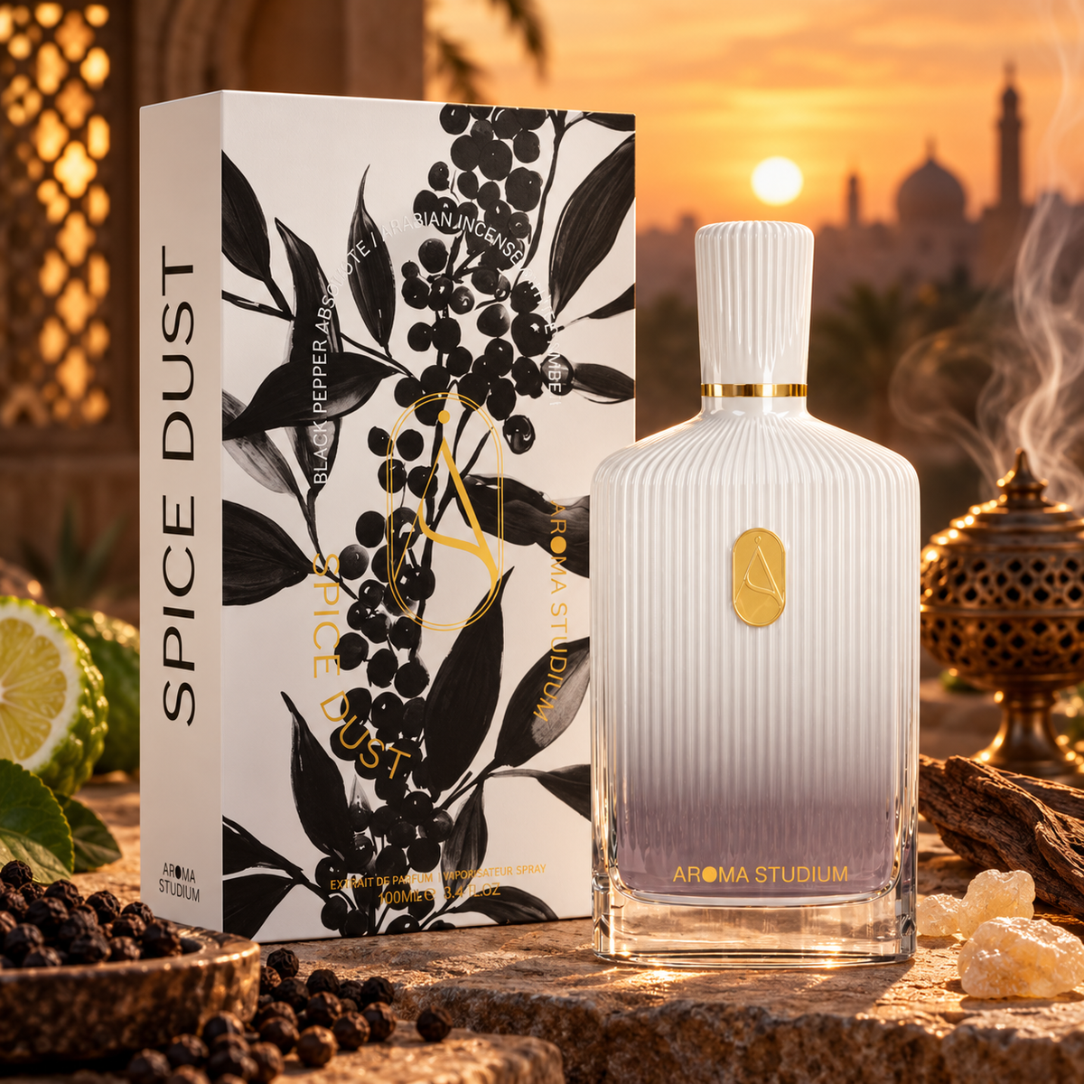 AROMA STUDIUM - SPICE DUST – foto protagonista coerente con le note olfattive