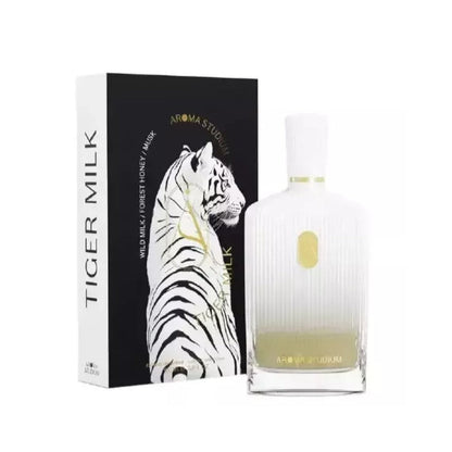 Aroma Studium Tiger Milk 100 ml, flacone e confezione illustrata
