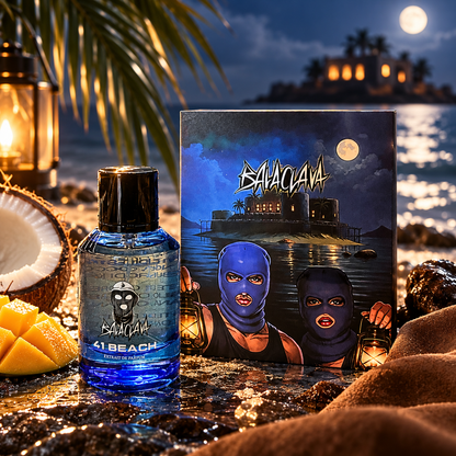 BALACLAVA - 41 BEACH – foto protagonista coerente con le note olfattive