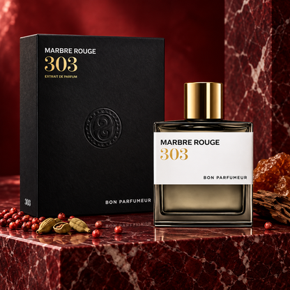 BON PARFUMEUR - 303 MARBRE ROUGE – foto ambientata ispirata alle note olfattive