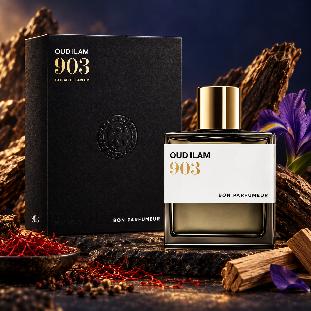 BON PARFUMEUR - 903 OUD ILAM – foto ambientata ispirata alle note olfattive