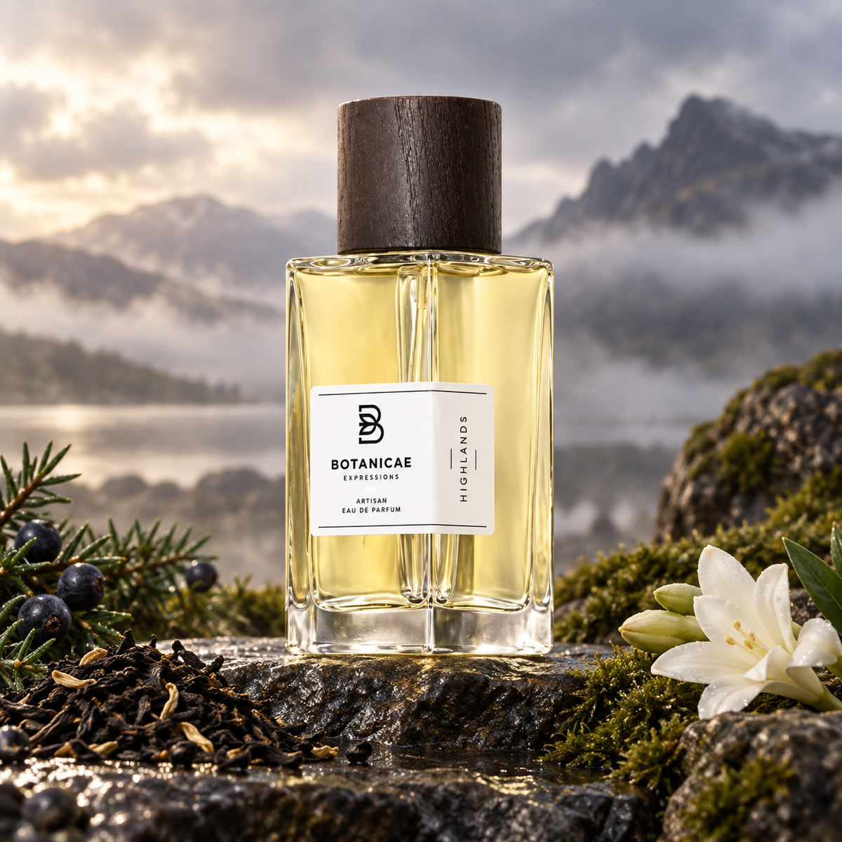 Botanicae Highlands tra ginepro, tè e paesaggio scozzese