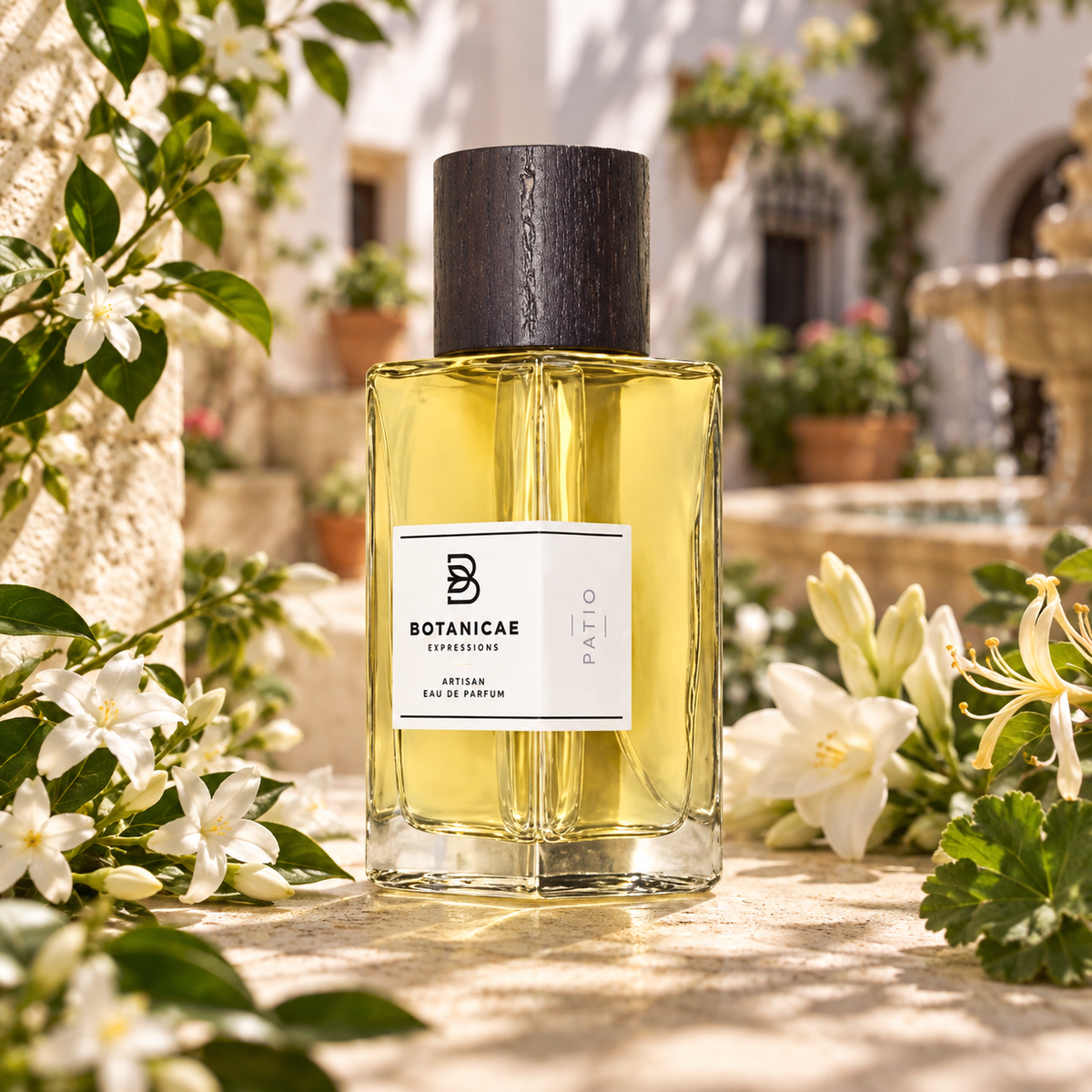 Botanicae Patio in un cortile fiorito di gelsomino e tuberosa