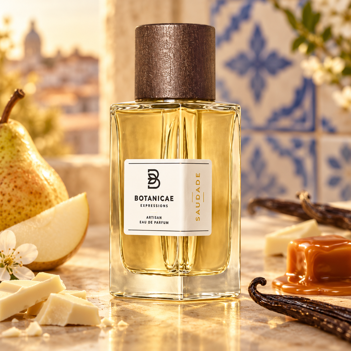 Botanicae Saudade tra pera, cioccolato bianco e caramello