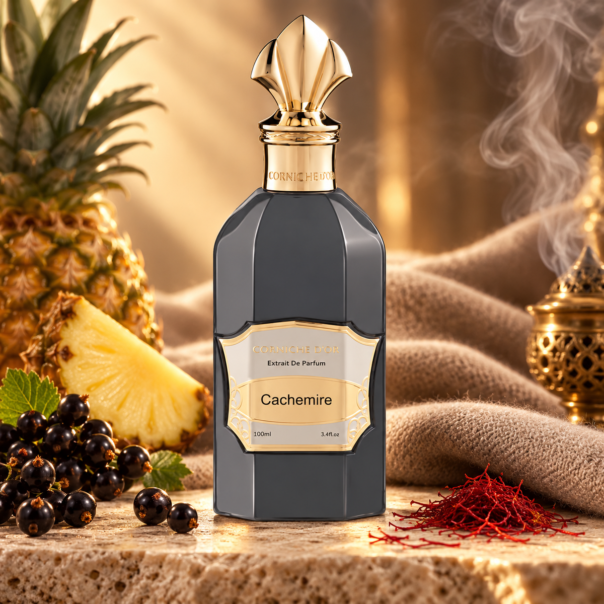 Corniche d'Or Cachemire tra cashmere, ananas e zafferano
