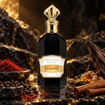 Corniche d'Or Le Luxe Noir tra oud, zafferano e spezie