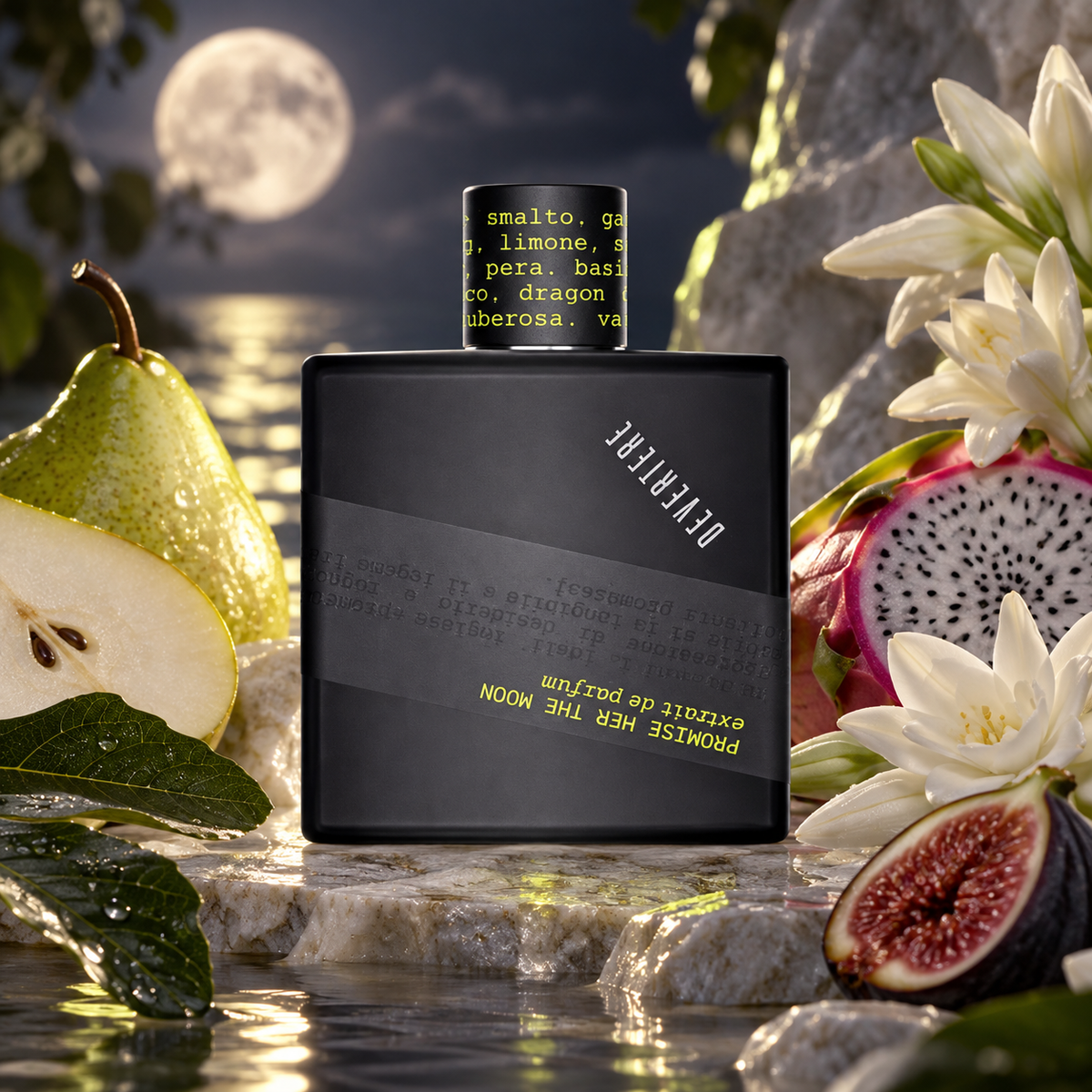 Devertere Promise Her the Moon tra pera, frutto del drago e tuberosa