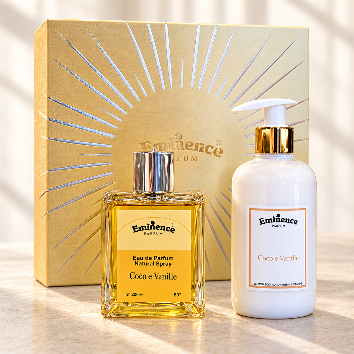 EMINENCE COMBO - COCCO & VANIGLIA – Profumo e crema corpo con cofanetto