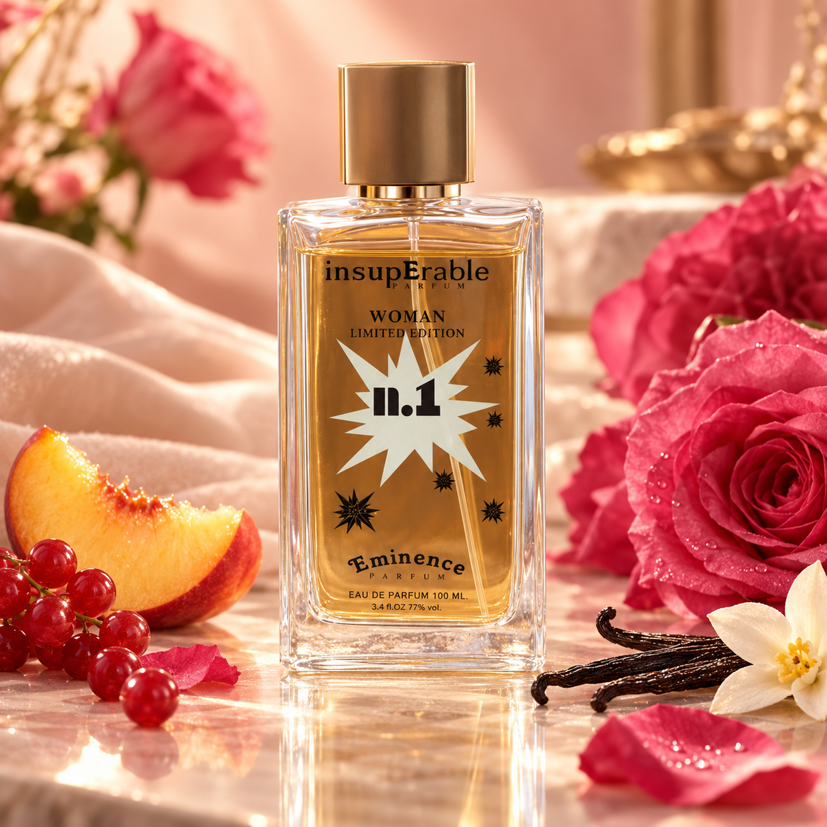 Eminence Insuperable Woman n.1 tra pesca, frutti rossi, rose e vaniglia