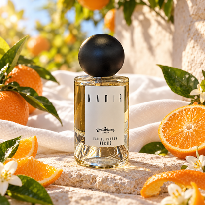 Eminence Nadir in un giardino mediterraneo di agrumi