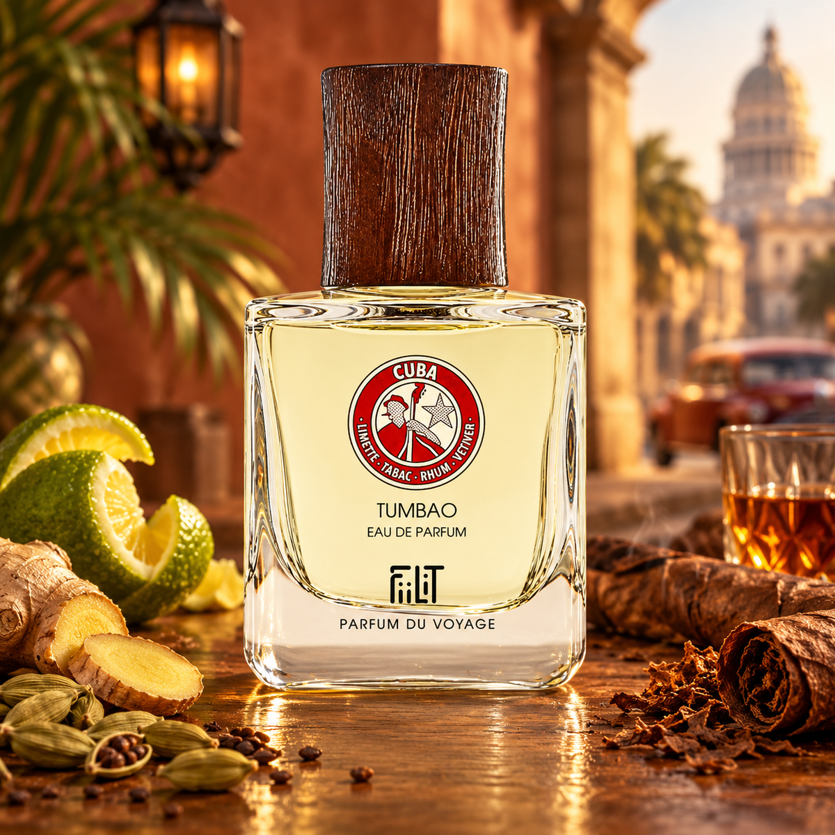 Fiilit Tumbao Cuba con agrumi, zenzero e tabacco
