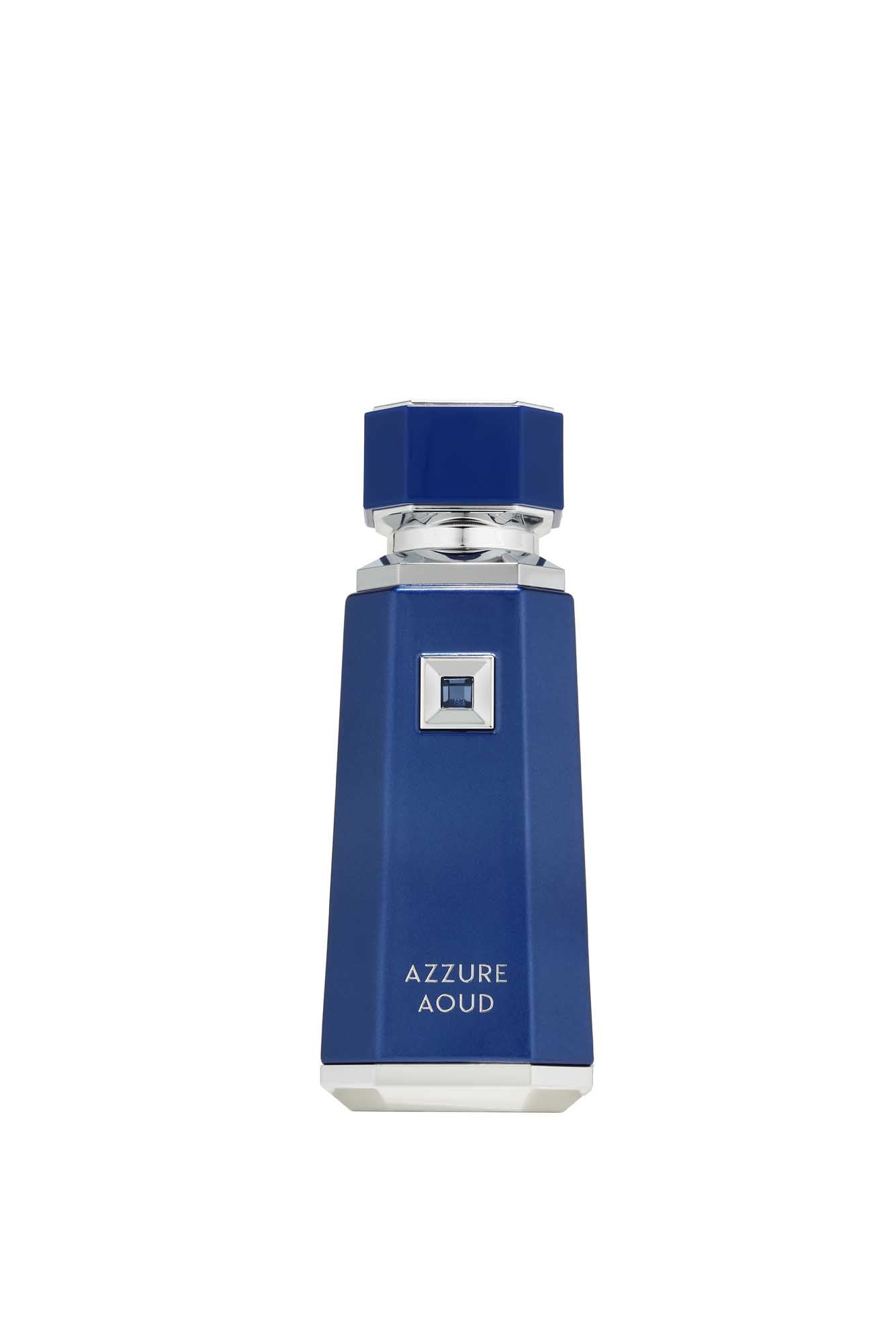 French Avenue Azzure Aoud Eau de Parfum 100 ml – flacone blu frontale
