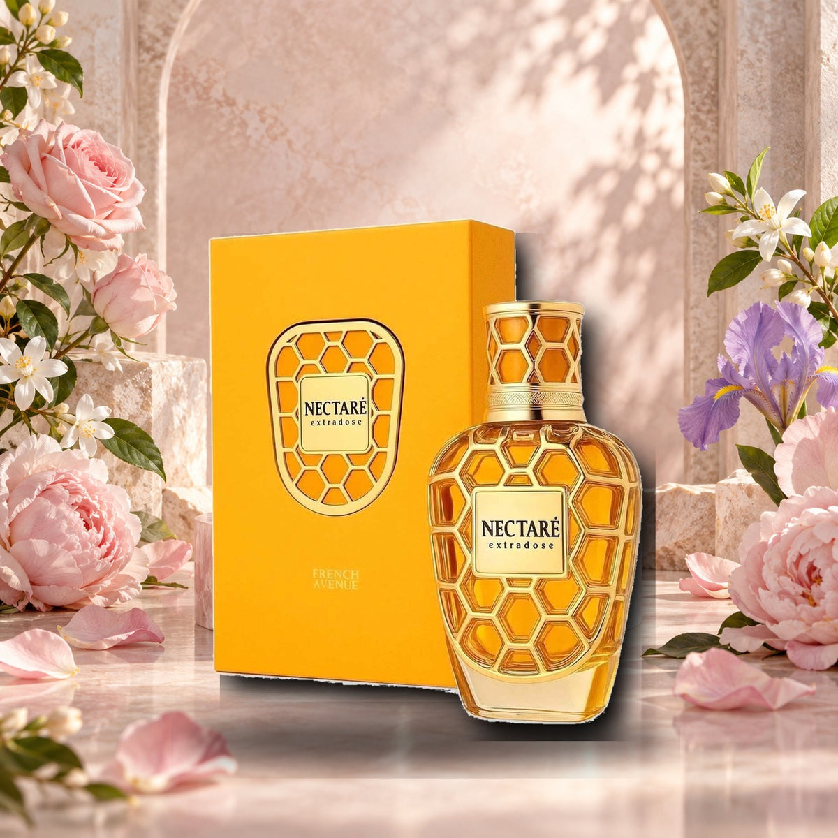 FRENCH AVENUE - NECTARE EXTRADOSE - ambientazione floreale elegante