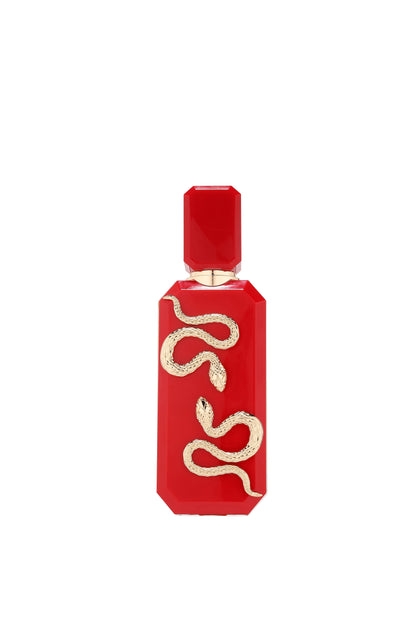 French Avenue Veneno Scarlet Eau de Parfum 100 ml – flacone rosso con serpente dorato
