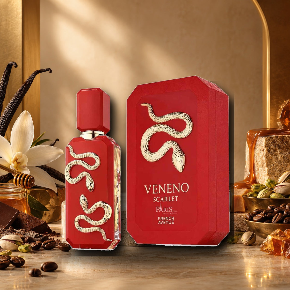 FRENCH AVENUE - VENENO SCARLET - ambientazione calda gourmand